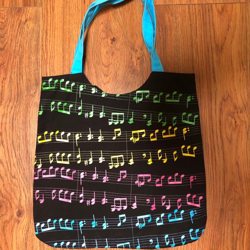 Music Note Tote Bag